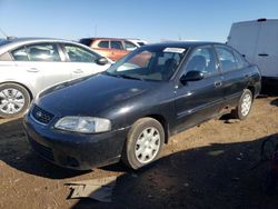 Nissan Sentra XE salvage cars for sale: 2001 Nissan Sentra XE