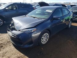 Toyota Corolla Vehiculos salvage en venta: 2019 Toyota Corolla L