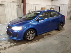 Chevrolet salvage cars for sale: 2017 Chevrolet Sonic LT