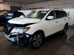 Nissan salvage cars for sale: 2017 Nissan Pathfinder S