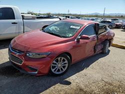 Salvage cars for sale at Tucson, AZ auction: 2016 Chevrolet Malibu LT