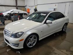 Salvage cars for sale from Copart Nisku, AB: 2012 Mercedes-Benz C 350 4matic