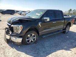 Salvage cars for sale at Houston, TX auction: 2021 Ford F150 Supercrew