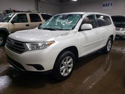 Toyota Highlander salvage cars for sale: 2012 Toyota Highlander Base