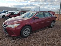 Vehiculos salvage en venta de Copart Phoenix, AZ: 2015 Toyota Camry LE