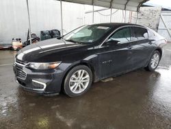 Chevrolet salvage cars for sale: 2018 Chevrolet Malibu LT