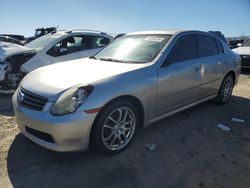 Salvage cars for sale from Copart Wilmer, TX: 2005 Infiniti G35