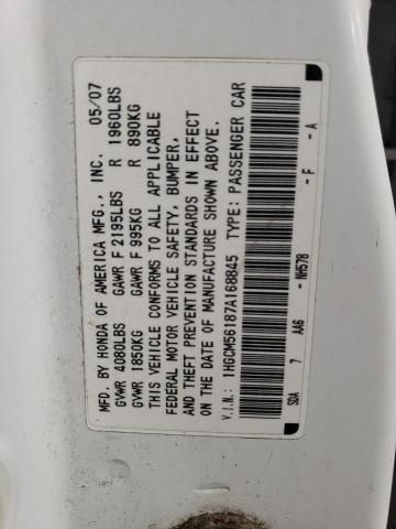 2007 Honda Accord Value