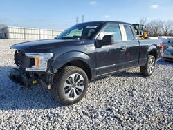 Salvage cars for sale at Barberton, OH auction: 2019 Ford F150 Super Cab