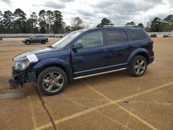 Salvage cars for sale from Copart Longview, TX: 2017 Dodge Journey Crossroad