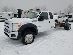 Salvage cars for sale from Copart Rocky View County, AB: 2013 Ford F550 Super Duty