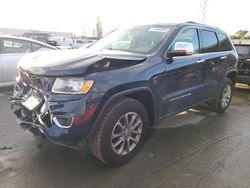 Jeep Grand Cherokee salvage cars for sale: 2015 Jeep Grand Cherokee Limited