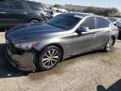 Salvage cars for sale at Las Vegas, NV auction: 2017 Infiniti Q50 Premium