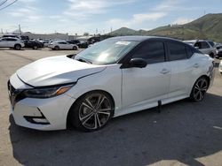 Salvage cars for sale from Copart Colton, CA: 2021 Nissan Sentra SR