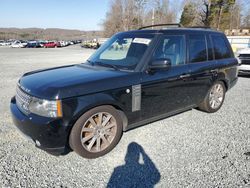 Salvage cars for sale from Copart Concord, NC: 2011 Land Rover Range Rover HSE Luxury