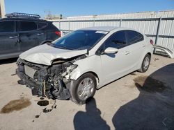 Salvage cars for sale at Kansas City, KS auction: 2015 KIA Forte LX