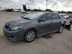 Vehiculos salvage en venta de Copart Miami, FL: 2010 Toyota Corolla Base