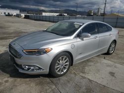 Salvage cars for sale from Copart Sun Valley, CA: 2017 Ford Fusion SE Phev