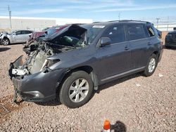 Salvage cars for sale from Copart Phoenix, AZ: 2012 Toyota Highlander Base