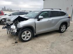 Salvage cars for sale from Copart New Braunfels, TX: 2023 Toyota Highlander Hybrid LE