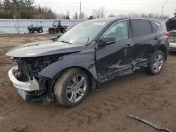 Salvage cars for sale from Copart Ontario Auction, ON: 2019 Acura RDX Platinum Elite