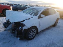 Salvage cars for sale from Copart Rocky View County, AB: 2018 Toyota Corolla L