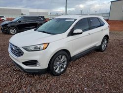 Salvage cars for sale at Phoenix, AZ auction: 2019 Ford Edge Titanium
