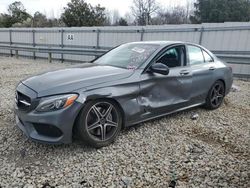 Salvage cars for sale at Memphis, TN auction: 2018 Mercedes-Benz C 43 4matic AMG