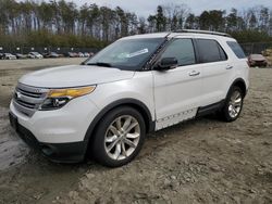 Salvage cars for sale at Waldorf, MD auction: 2013 Ford Explorer XLT