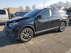 Salvage cars for sale from Copart Moraine, OH: 2017 Toyota Rav4 HV Limited