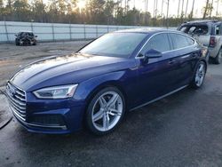 Salvage cars for sale at Harleyville, SC auction: 2019 Audi A5 Premium Plus S-Line