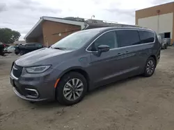 Salvage cars for sale from Copart Hayward, CA: 2022 Chrysler Pacifica Hybrid Touring L