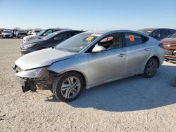 Salvage cars for sale at San Antonio, TX auction: 2020 Hyundai Elantra SEL