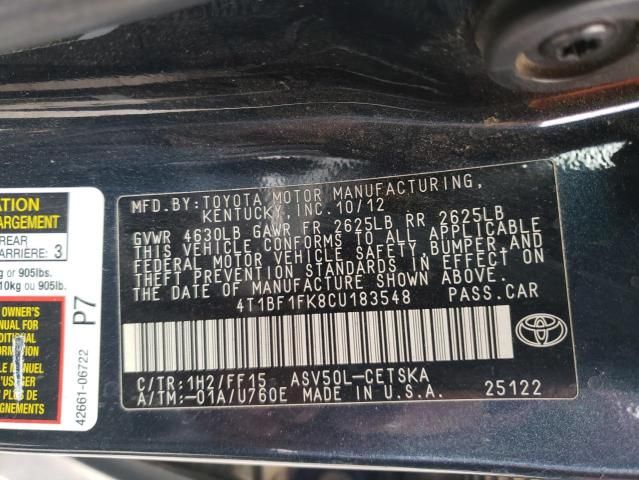 2012 Toyota Camry Base