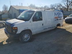 Vehiculos salvage en venta de Copart Wichita, KS: 2008 Ford Econoline E250 Van