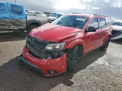 Salvage cars for sale from Copart Tucson, AZ: 2016 Dodge Journey SXT