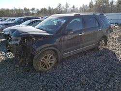 Salvage cars for sale from Copart Windham, ME: 2015 Ford Explorer XLT