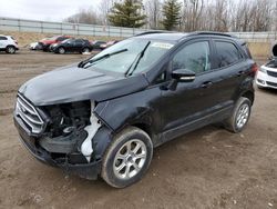 Salvage cars for sale from Copart Davison, MI: 2019 Ford Ecosport SE