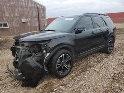 Salvage cars for sale from Copart Rapid City, SD: 2015 Ford Explorer Sport