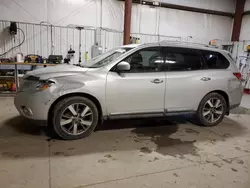 Salvage cars for sale at Billings, MT auction: 2015 Nissan Pathfinder S