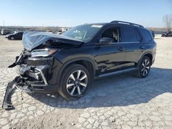 Salvage cars for sale at Kansas City, KS auction: 2024 Honda Pilot Touring