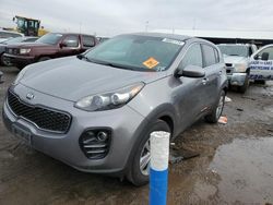 KIA Vehiculos salvage en venta: 2017 KIA Sportage LX