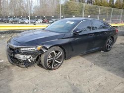 Vehiculos salvage en venta de Copart Waldorf, MD: 2021 Honda Accord Sport