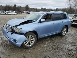 Toyota Highlander Hybrid Limited salvage cars for sale: 2008 Toyota Highlander Hybrid Limited