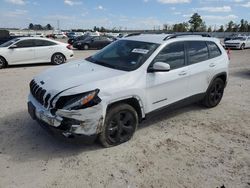 Salvage cars for sale from Copart Houston, TX: 2018 Jeep Cherokee Latitude