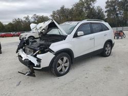 Salvage cars for sale from Copart Ocala, FL: 2013 KIA Sorento EX