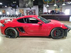 Salvage cars for sale at Dallas, TX auction: 2023 Porsche Cayman GT4