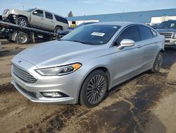 Vehiculos salvage en venta de Copart Woodhaven, MI: 2017 Ford Fusion SE