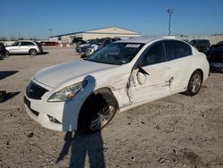 Salvage cars for sale from Copart Houston, TX: 2011 Infiniti G25 Base