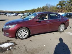 Salvage cars for sale from Copart Brookhaven, NY: 2015 Honda Accord EXL